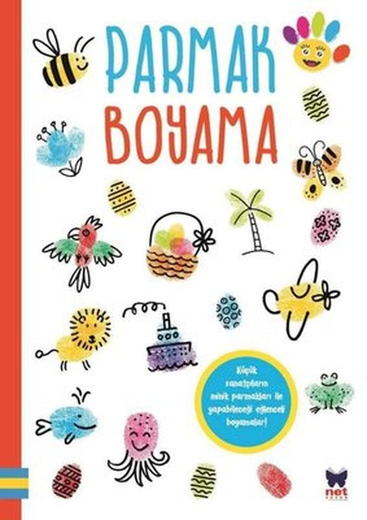 Parmak Boyama - Kırmızı | Net Çocuk Yayınları