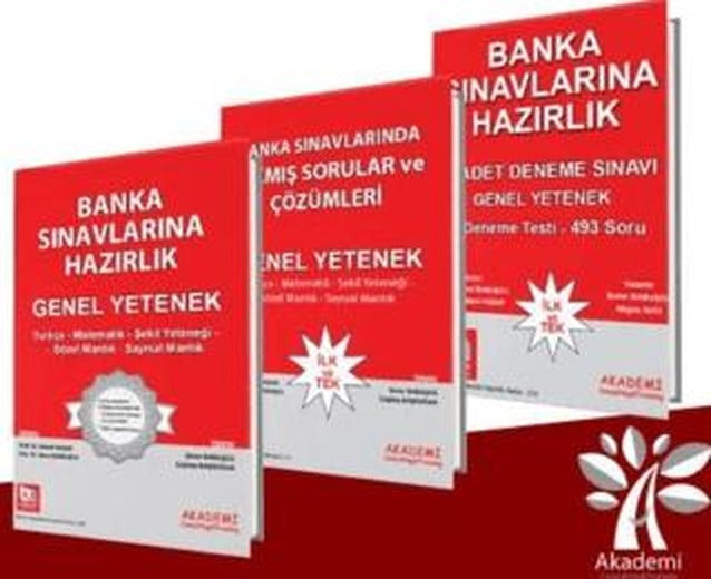 Banka Sınavlarına Hazırlık Seti 1 (3 Kitap Takım) - Güncel Olaylar Fasikülü Hediye | Akademi Consulting Training (Ciltsiz)