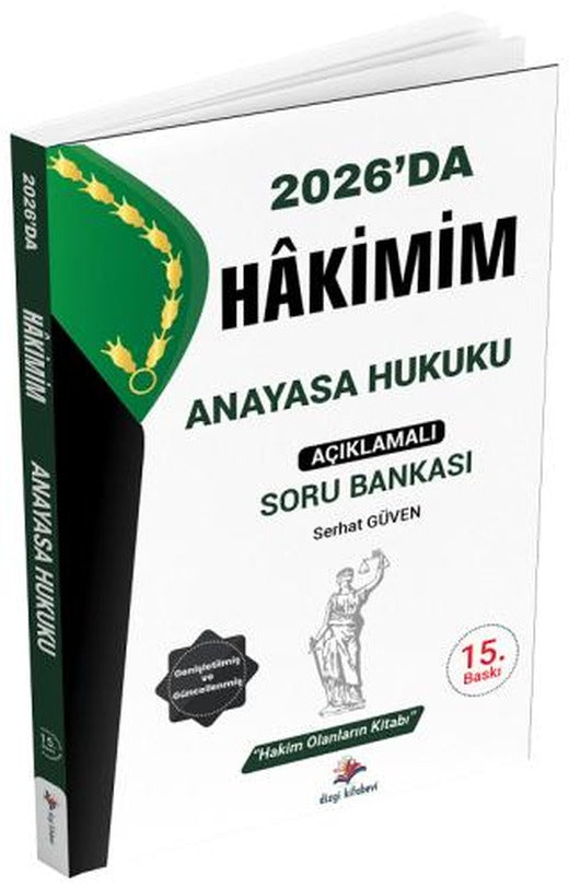 2026 Hakimlik Hakimim Anayasa Hukuku Soru Bankası | Dizgi Kitap (Ciltsiz)