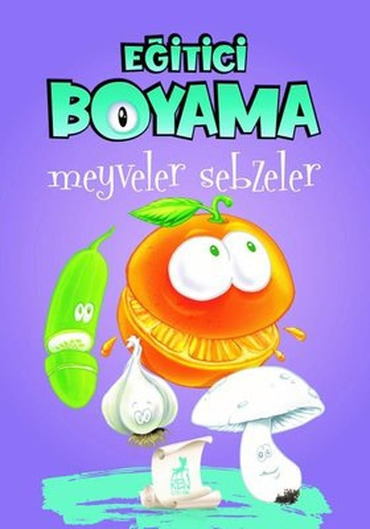 Eğitici Boyama - Meyveler Sebzeler | Ren Kitap