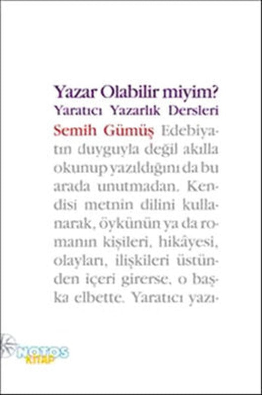 Yazar Olabilir miyim? | Notos