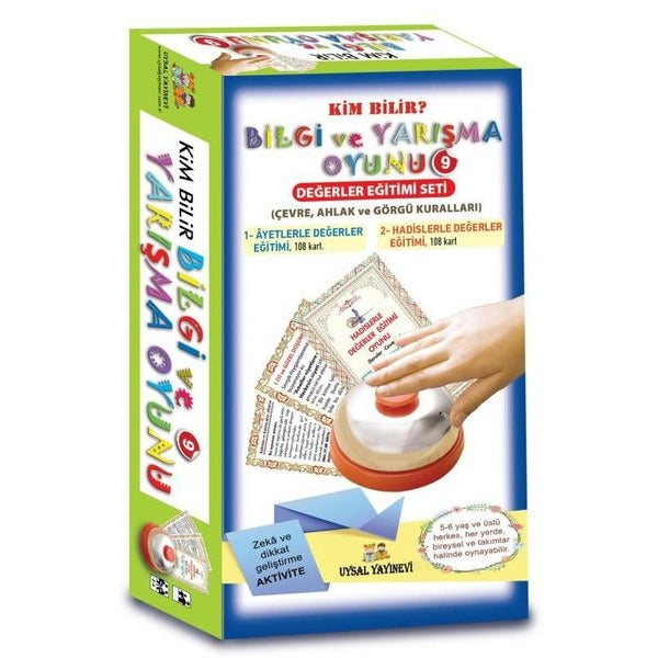 Kim Bilir? Bilgi ve Yarışma Oyunu 9 - Değerler Eğitimi Seti