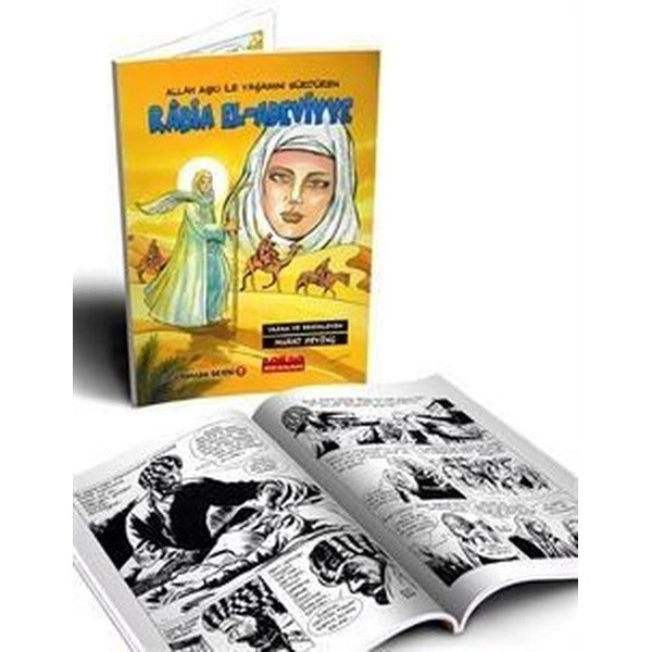 Allah Aşkı İle Yaşamını Sürdüren Rabia El-Adeviyye | Bordo Ressam (Ciltsiz)