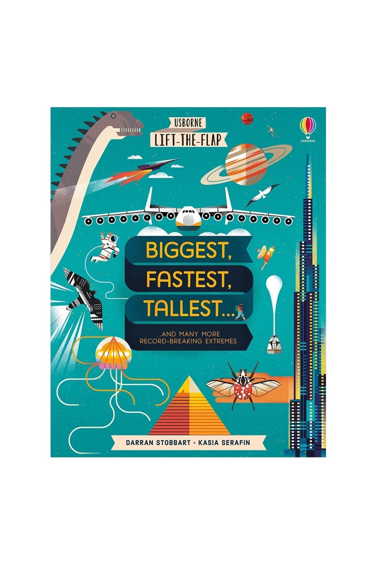 Stobbart, D: Lift-the-Flap Biggest, Fastest, Tallest... | Usborne (Ciltli)