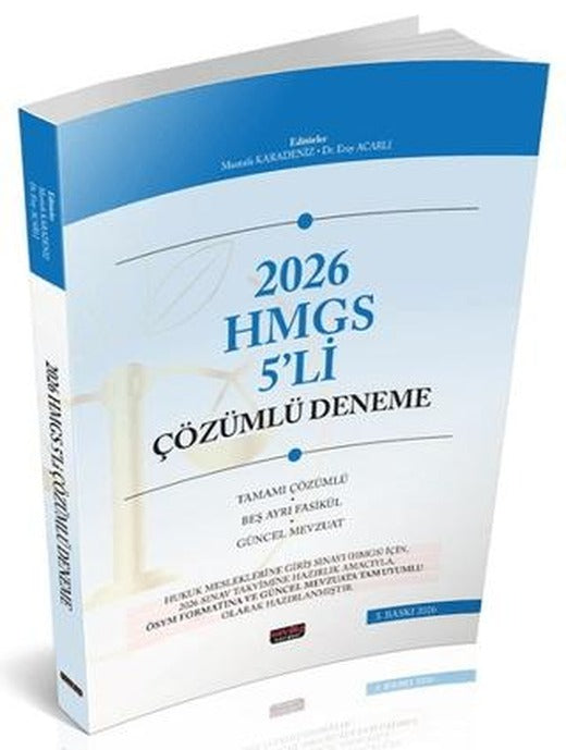 2026 HMGS 5'li Çözümlü Deneme Sınavı