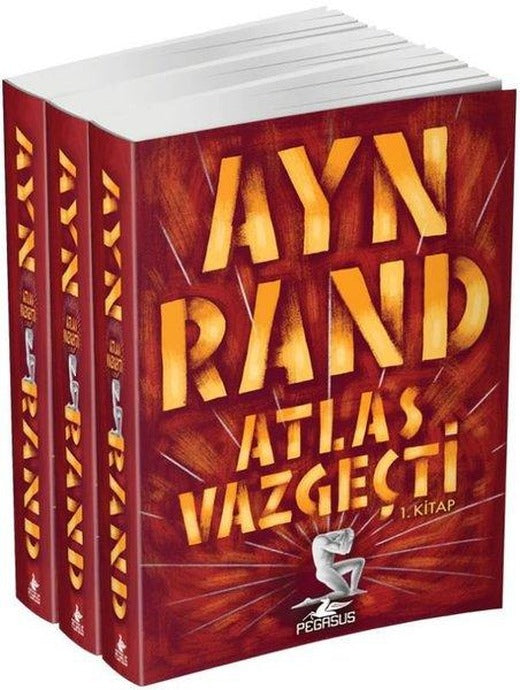 Atlas Vazgeçti Seti - 3 Kitap Takım | Pegasus (İnce Kapak)