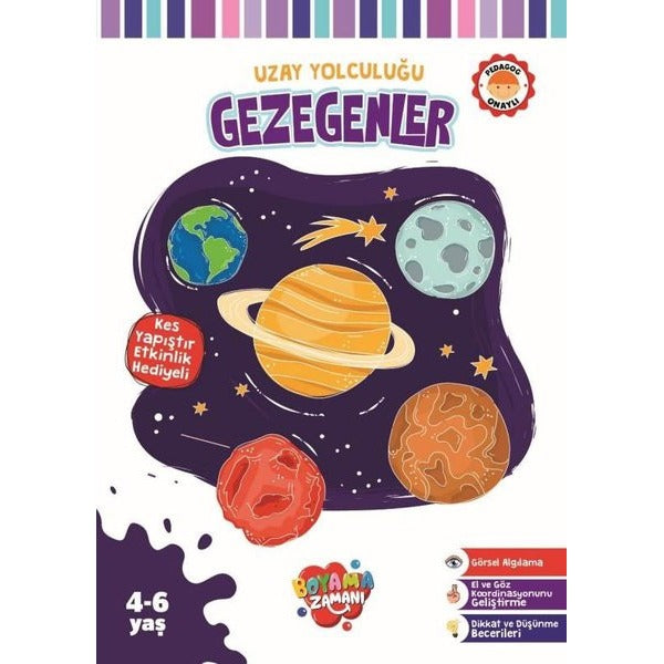Uzay Yolculuğu Serisi –Gezegenler | Boyama Zamanı (Ciltsiz)