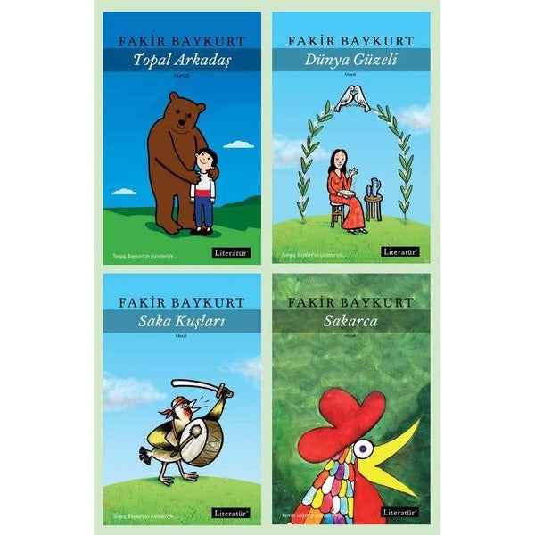 Fakir Baykurt Çocuk Kitapları Seti (4 Kitap Takım) | Literatür Yayıncılık (Ciltsiz)