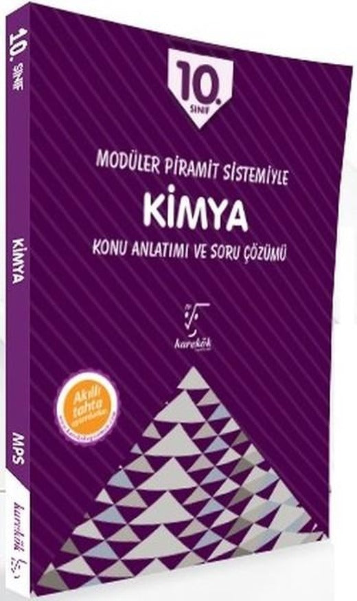 10.Sınıf Kimya Konu Anlatımı ve Soru Çözümü | Karekök Eğitim Yayın (İnce Kapak)