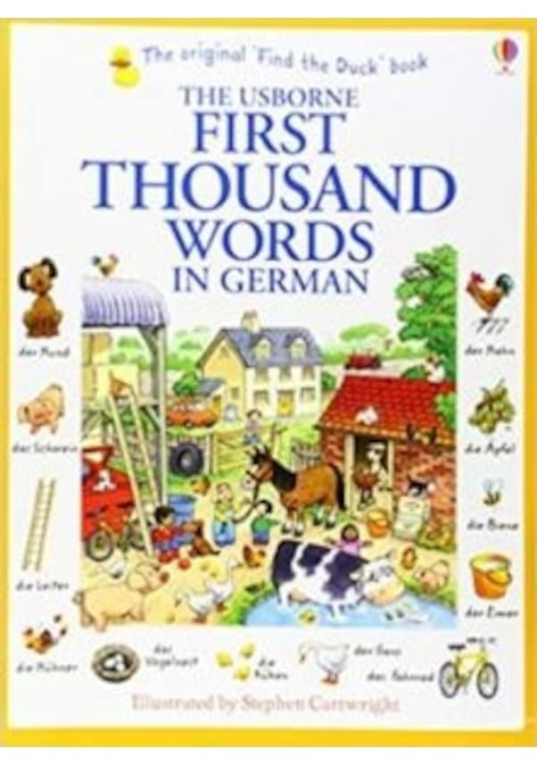 First Thousand Words in German | Usborne (Ciltsiz)