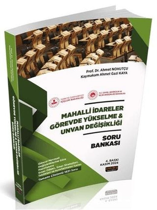 Mahalli İdareler GYS ve Unvan Değişikliği Soru Bankası | Savaş Yayınevi (Ciltsiz)