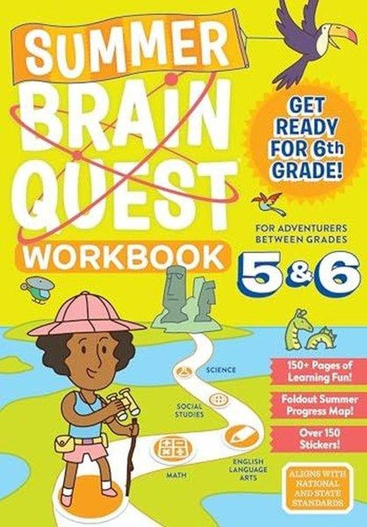 Summer Brain Quest: Between Grades 5 & 6 | Workman Publishing (İnce Kapak)