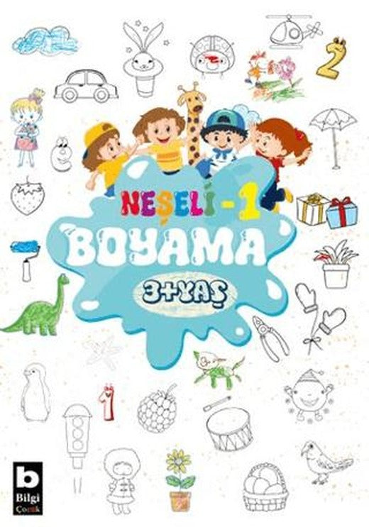 Neşeli Boyama 1 | Bilgi Yayınevi (Ciltsiz)