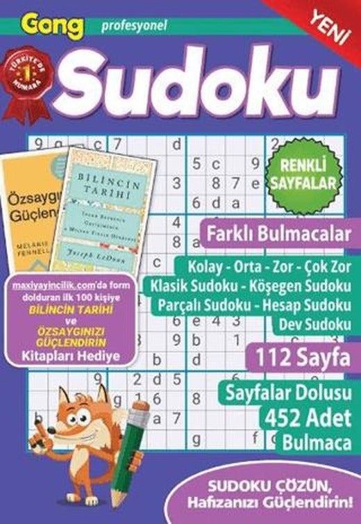 Gong Profesyonel Sudoku 23 | Maxi Yayıncılık (Ciltsiz)