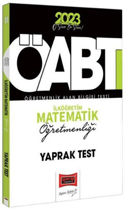 Yargı Yayınları 2023 KPSS ÖABT İlköğretim Matematik Öğretmenliği Çek Kopart Yaprak Test | Yargı Yayınevi (Ciltsiz)