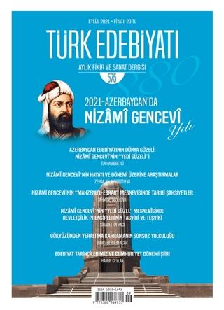 Türk Edebiyatı Dergisi Sayı: 575 Eylül 2021 | Türk Edebiyatı Dergisi (Ciltsiz)  - Resim 1