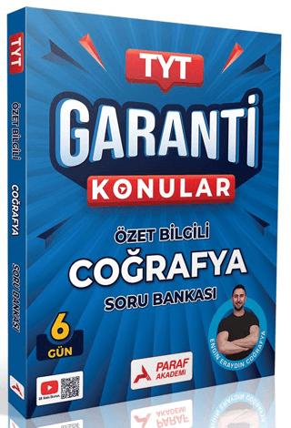 TYT Coğrafya Garanti Konular Soru Bankası | Paraf Akademi (Ciltsiz)  - Resim 1