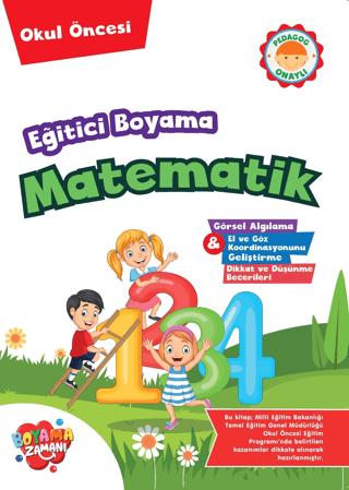 Eğitici Boyama – Matematik | Boyama Zamanı (Ciltsiz)  - Resim 1