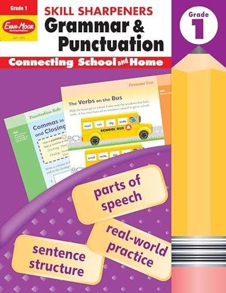 Skill Sharpeners Grammar and Punctuation Grade 1 | Evan-Moor Educational Publishers (İnce Kapak)  - Resim 1