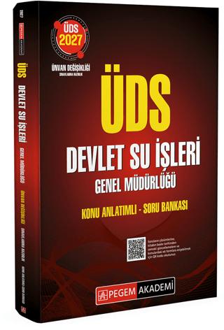 2027 ÜDS Devlet Su İşleri Genel Müdürlüğü Konu Anlatımlı Soru Bankası | Pegem Akademi Yayıncılık (Ciltsiz)  - Resim 1