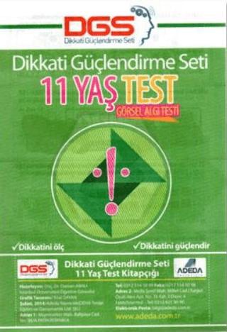 Dikkati Güçlendirme Seti 11 Yaş Test