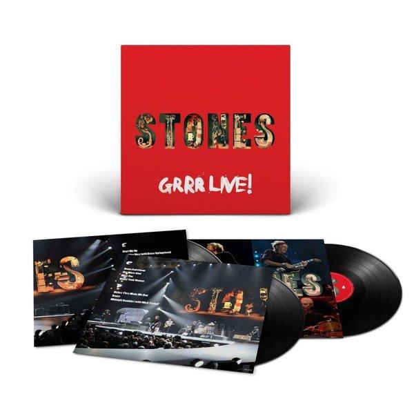 The Rolling Stones Grrr Live! 3 LP Plak Seti