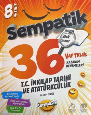 8. Sınıf T.C İnkılap Tarihi ve Atatürkçülük 36 Haftalık Kazanım Denemeleri