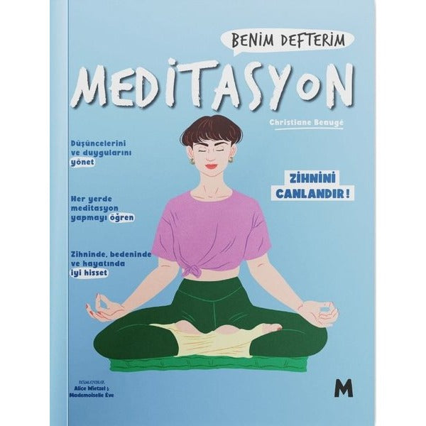 Meditasyon: Benim Defterim | Mabel Kitap (İnce Kapak)