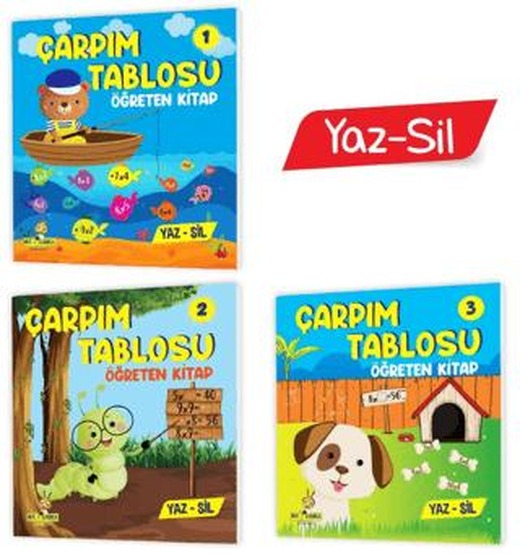 Mucit Karınca Çarpım Tablosu Öğreten Kitap Serisi (YAZ-SİL)