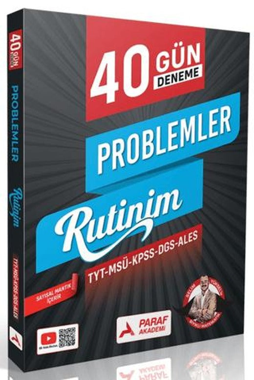 40 Gün Deneme Problemler Rutinim | Paraf Akademi (Ciltsiz)