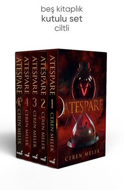 Ateşpare Seti - 5 Kitap Takım - Kutulu | İndigo Kitap (Ciltli)