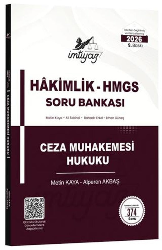2026 HMGS Hakimlik Ceza Muhakemesi Hukuku Soru Bankası