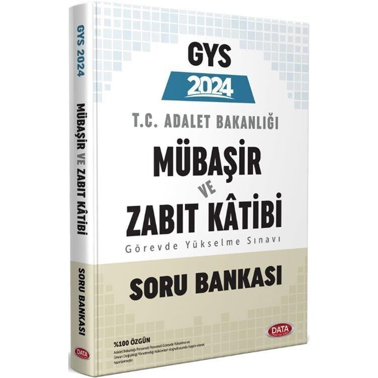 GYS Adalet Bakanlığı Mübaşir ve Zabıt Katibi Soru Bankası | Data Yayınları (Ciltsiz)