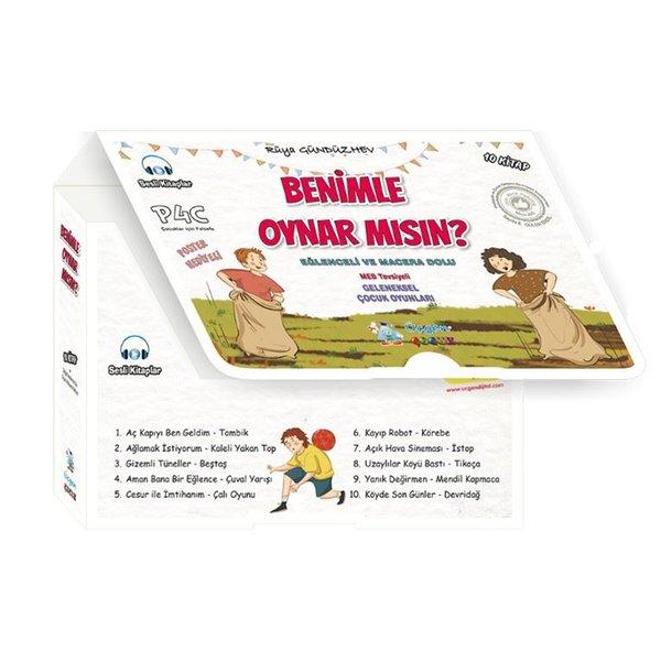 Benimle Oynar Mısın? Seti - 10 Kitap Takım 48 Sayfa (10 Kitaplı Okuma Seti + Değerlendirme Eki) | Üçgen Çocuk (İnce Kapak)  - Resim 1