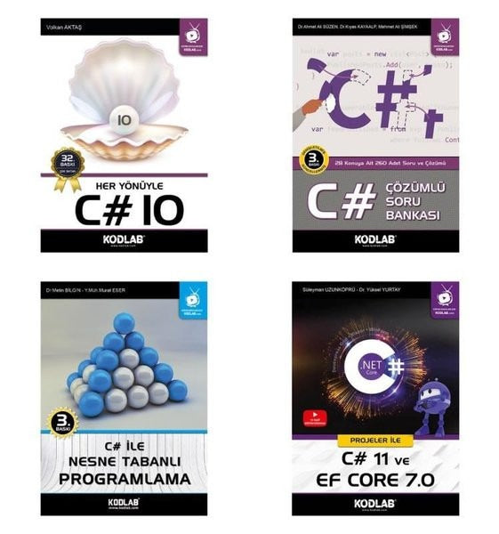 C# Eğitim Seti 3 | Kodlab Yayın Dağıtım (Ciltsiz)