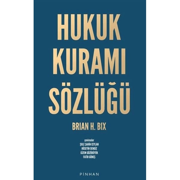 Hukuk Kuramı Sözlüğü | Pinhan Yayıncılık (İnce Kapak)