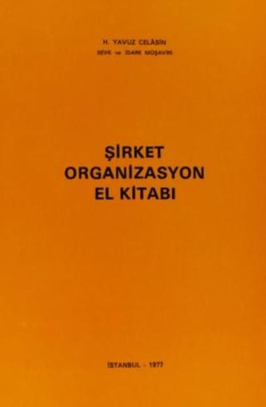 Şirket Organizasyon El Kitabı | Çağlayan Kitabevi (Ciltsiz)