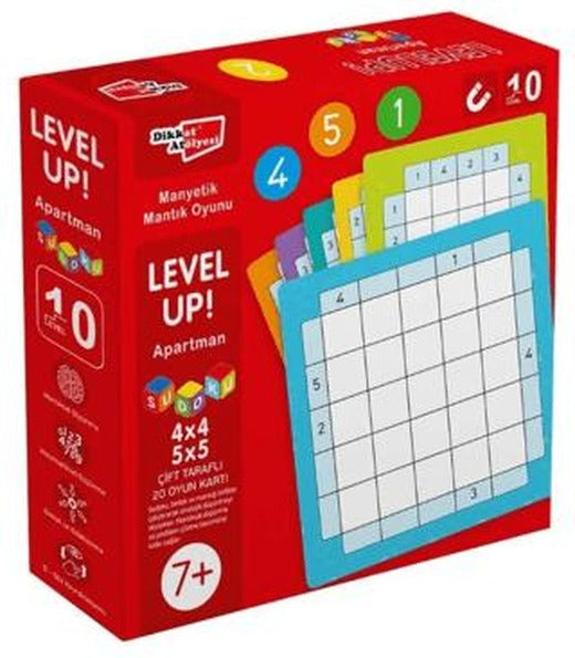 LevelUp! 10 - Apartman Sudoku | Dikkat Atölyesi Yayınları
