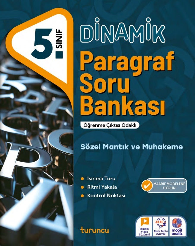 Paragraf 5.Sınıf Dinamik Soru Bankası | Tudem Yayınları - Ders Kitapları (İnce Kapak)