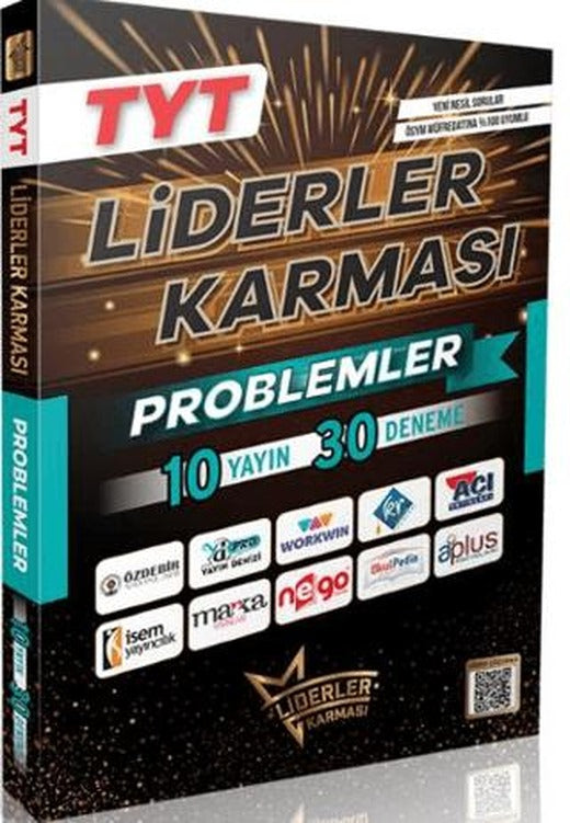 TYT Problemler Denemeleri- 12 Yayın 24 Deneme | Liderler Karması Yayınları (Ciltsiz)