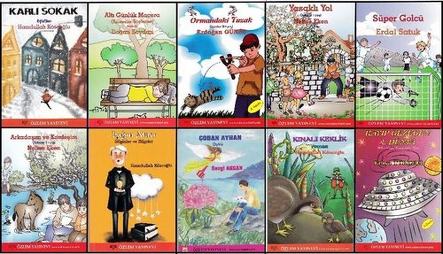 Dokuz Yaş Öykü ve Roman Seti - 10 Kitap Takım | Özlem Yayınevi (İnce Kapak)