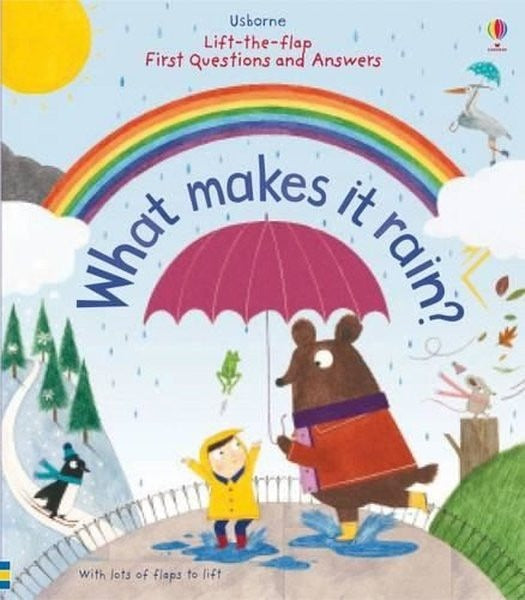 First Questions and Answers: What makes it rain? | Usborne (Ciltli)