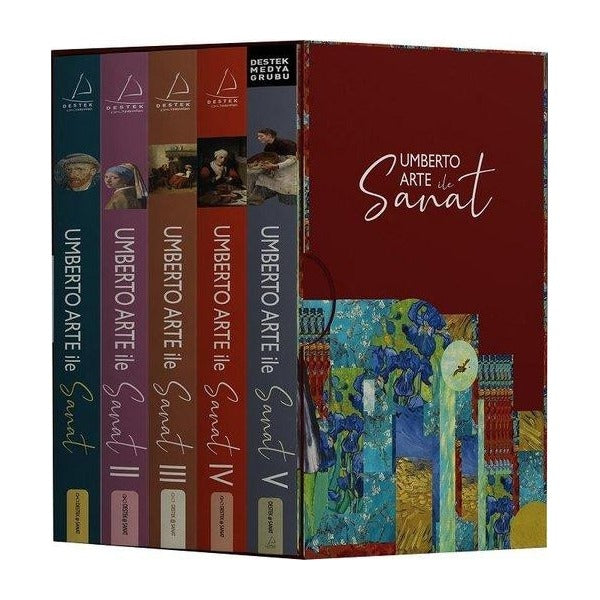 Umberto Arte İle Sanat Seti - 5 Kitap Takım - Kutulu | Destek Yayınları (İnce Kapak)