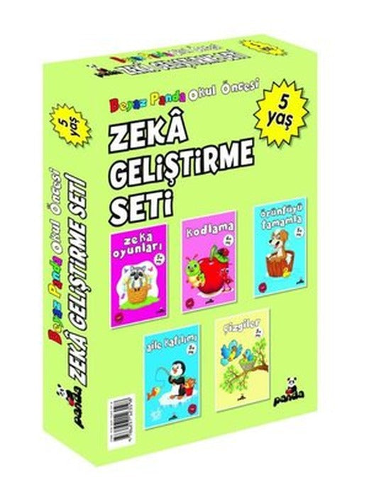 5 Yaş Zeka Geliştirme Seti - 5 Kitap Takım | Panda (İnce Kapak)