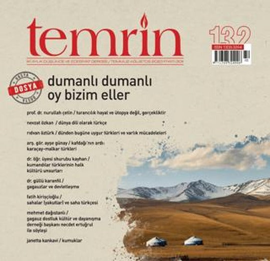 Temrin Düşünce ve Edebiyat Dergisi Sayı: 132 Temmuz - Ağustos 2023 | Temrin Dergisi (Ciltsiz)