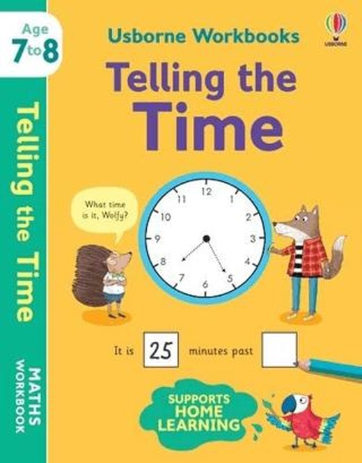 Usborne Workbooks Telling the Time 7-8 | Usborne (Ciltsiz)