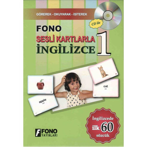 Sesli Kartlarla İngilizce 1 | Fono Yayınları (Ciltsiz)