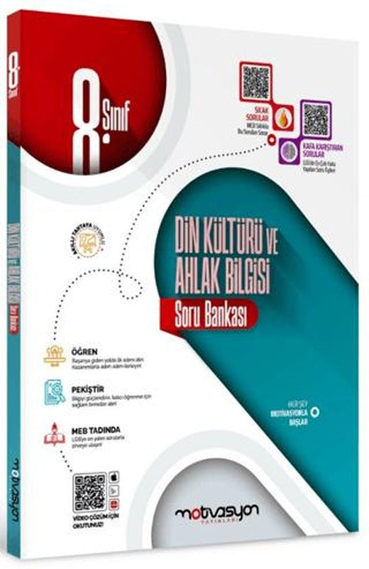 8. Sınıf Din Kültürü ve Ahlak Bilgisi Soru Bankası | Motivasyon Yayınları (Ciltsiz)