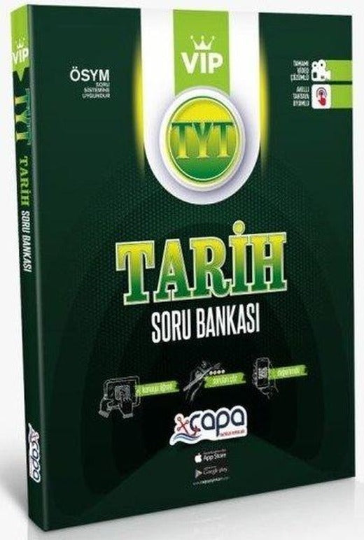 TYT Tarih Soru Bankası | Çapa Yayınları (İnce Kapak)