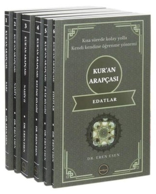 Kur'an Arapçası Seti - 6 Kitap Takım - Sarf Nahiv Kelime Bilgisi İ'rab Edatlar | Endeze Yayınları (İnce Kapak)